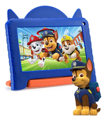 Tablet Infantil Patrulha Canina Azul 4+64GB Wi-fi Android 13