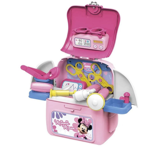 Mochila 2 X1 Kit Play Set Minnie Medico Multikids Acessorios