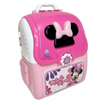 Mochila 2 X1 Kit Play Set Minnie Medico Multikids Acessorios