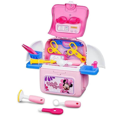 Mochila 2 X1 Kit Play Set Minnie Medico Multikids Acessorios