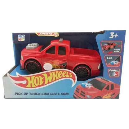 Carrinho Hot Wheels Pick Up Truck Com Luz e Som Multikids