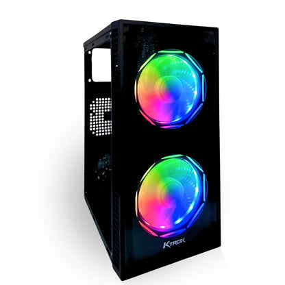 Gabinete Gamer Ktrok 2 Fans RGB Lateral Acrílico KT-15