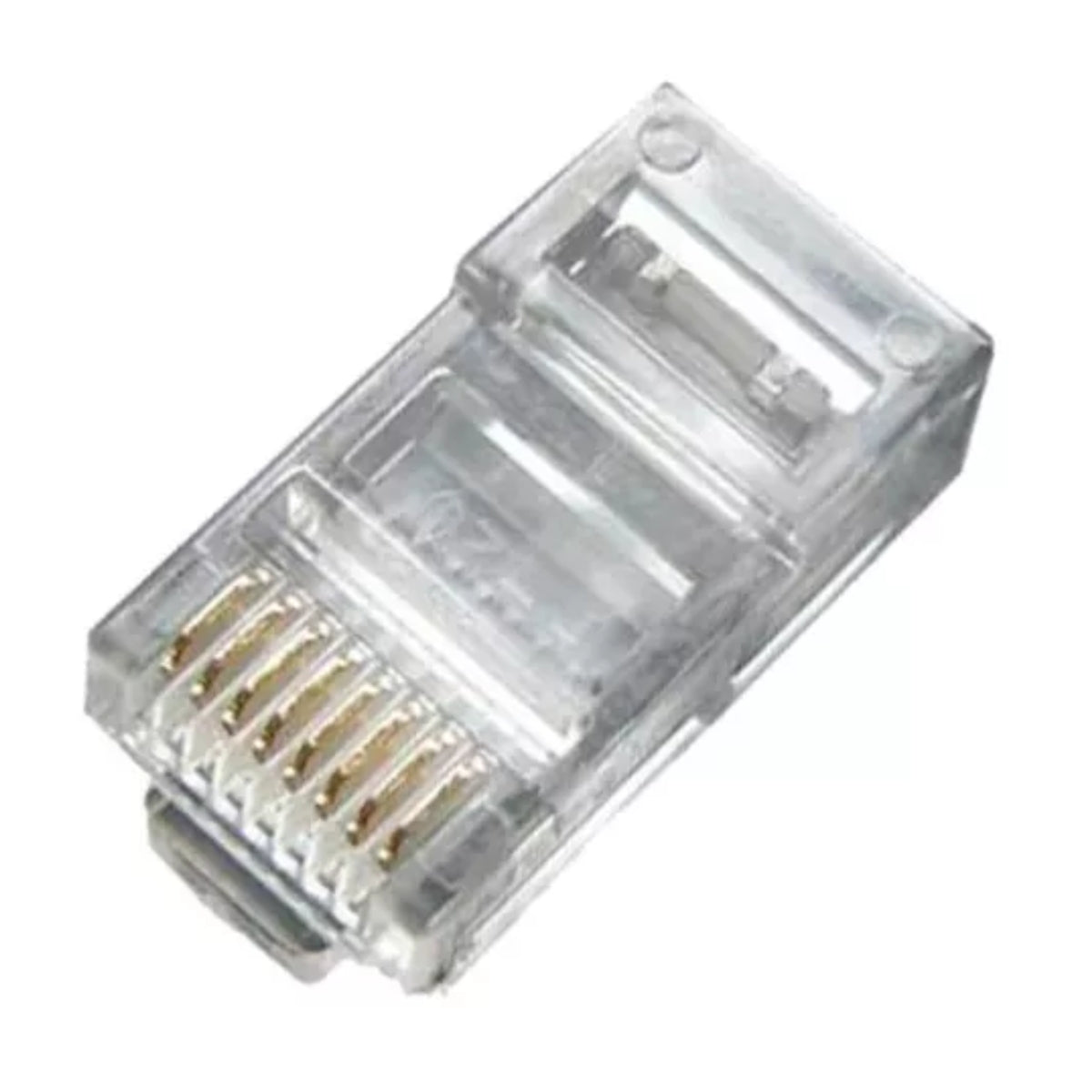 Pacote c/ 1000un Conector RJ45 Cristal 8P8C Cat5 Ethernet