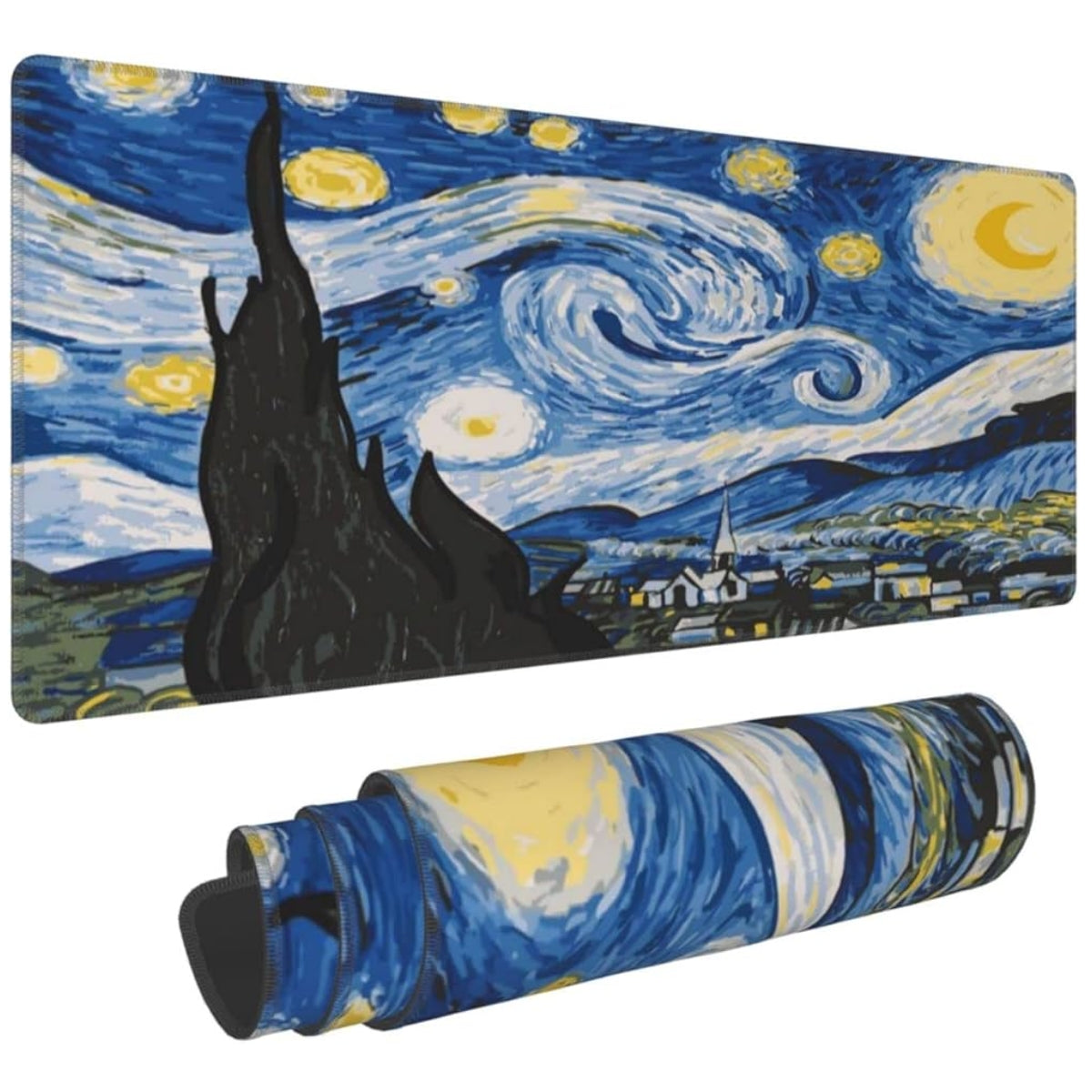 Mousepad Gamer Van Gogh Ceu Estrelado 700x350x3mm Speed Gr.