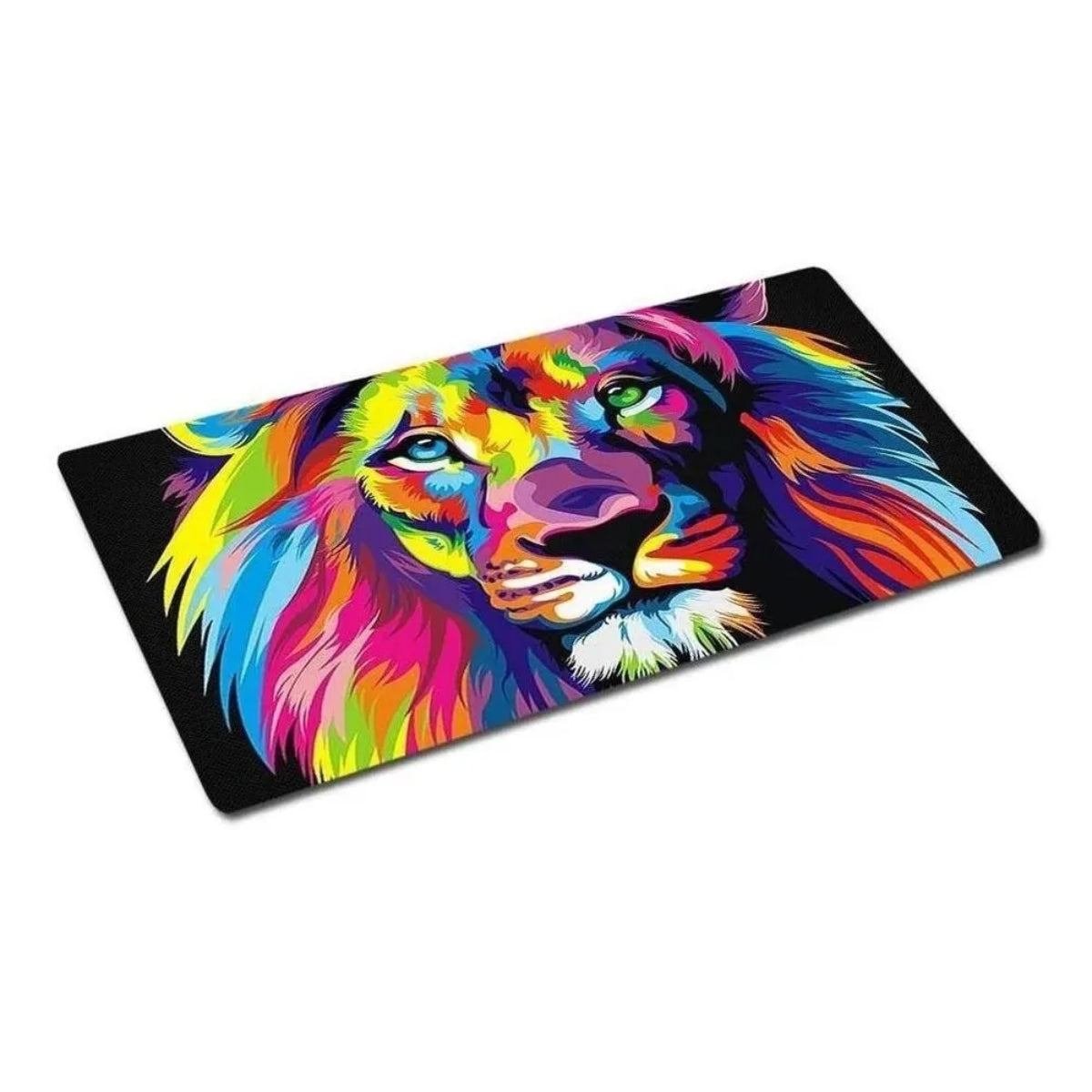 Mousepad Grande Superficie Speed Leão Estilizado 70x30x0,3cm