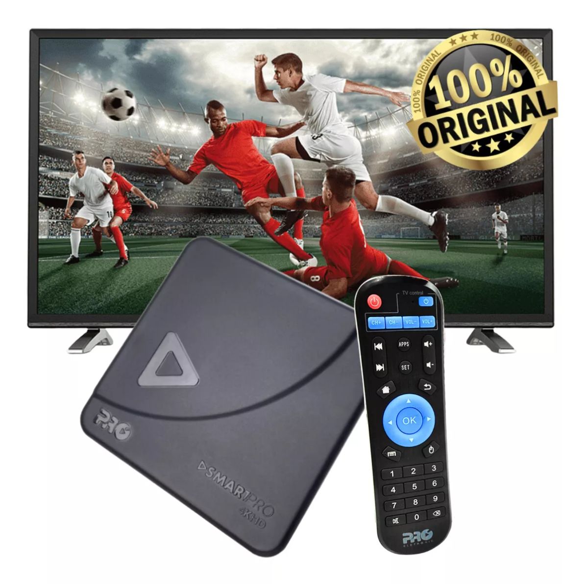 Tv Box Aparelho Android Converta Sua Tv Em Smart 4k HD 16GB