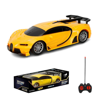 Carrinho Controle Remoto Falcon Multikids Amarelo BR1721