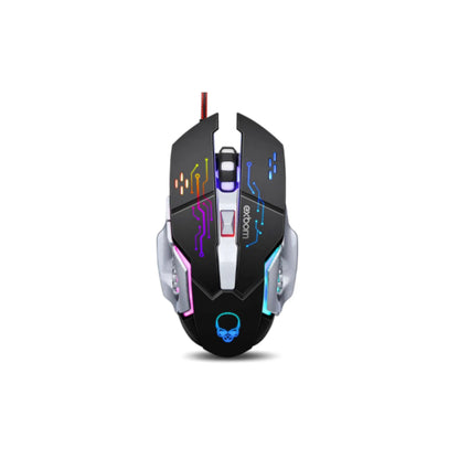 Mouse Para Jogo 6 Botões Gamer Rgb Exbom Usb 4800dpi Msg280