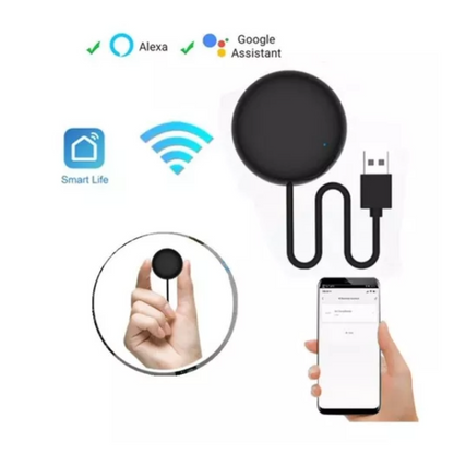 Mini Controle Universal Inteligente Wi-fi Alexa Google