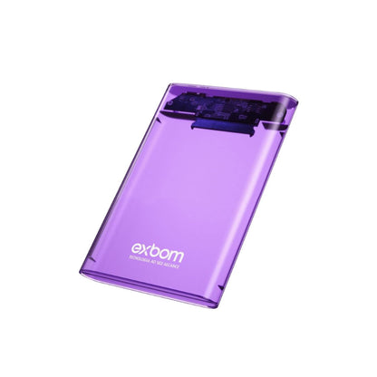 Case Externo para HD 2,5'' Sata USB 3.0 Colorido - Exbom