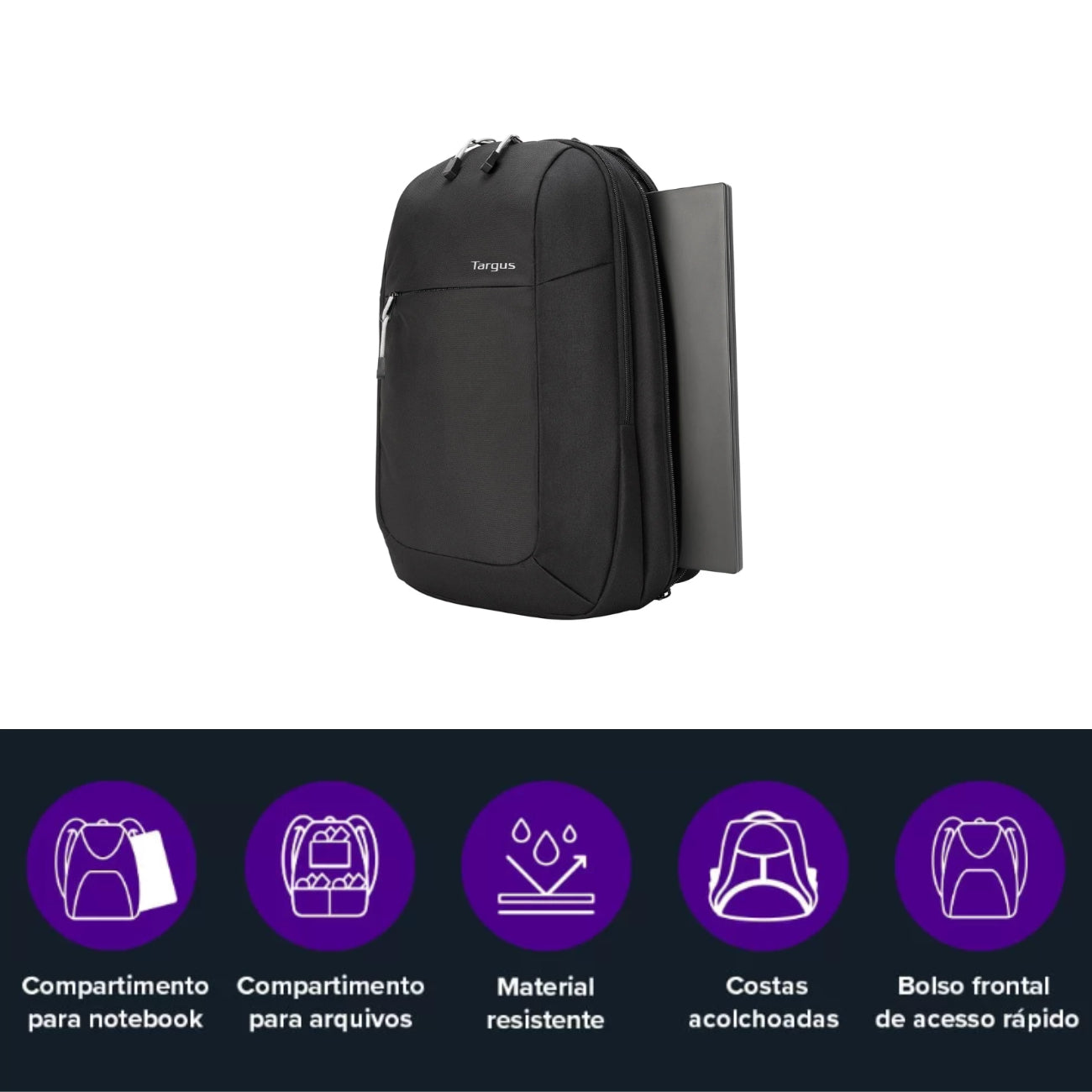 Mochila para Notebook Executiva Intellect Essentials Targus