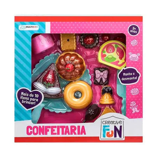 Confeitaria Brinquedo Infantil Creative Fun Multikids BR602