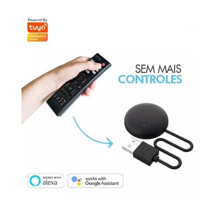 Mini Controle Universal Inteligente Wi-fi Alexa Google