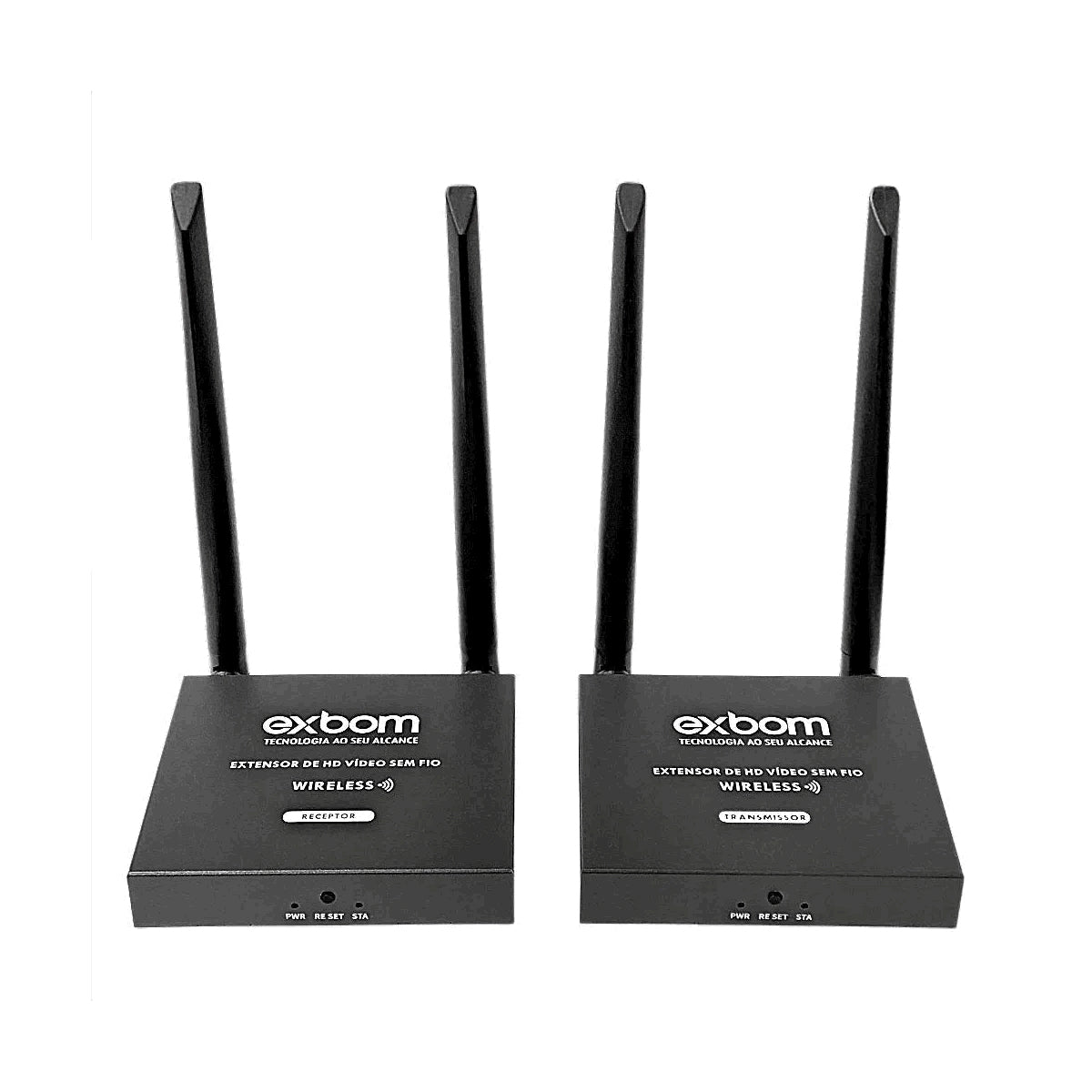 Kit Extensor HDMI 1080P Sem Fio Wireless TX RX Até 200Mts