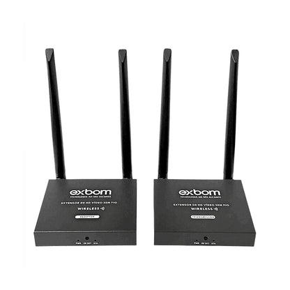 Kit Extensor HDMI 1080P Sem Fio Wireless TX RX Até 200Mts